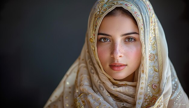 bellezza hijab HD 8K carta da parati immagine fotografica stock