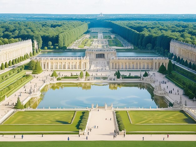 Bellezza mozzafiato del Palazzo di Versailles in Francia