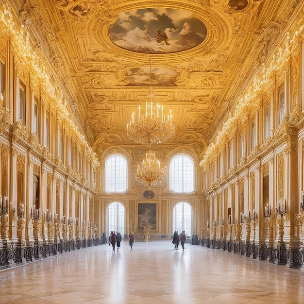 bellezza mozzafiato della Reggia di Versailles in Francia ai image