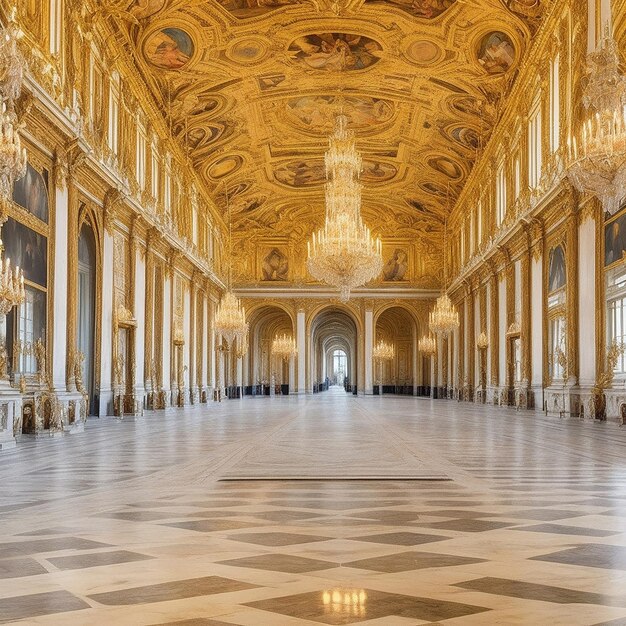 bellezza mozzafiato della Reggia di Versailles in Francia ai image