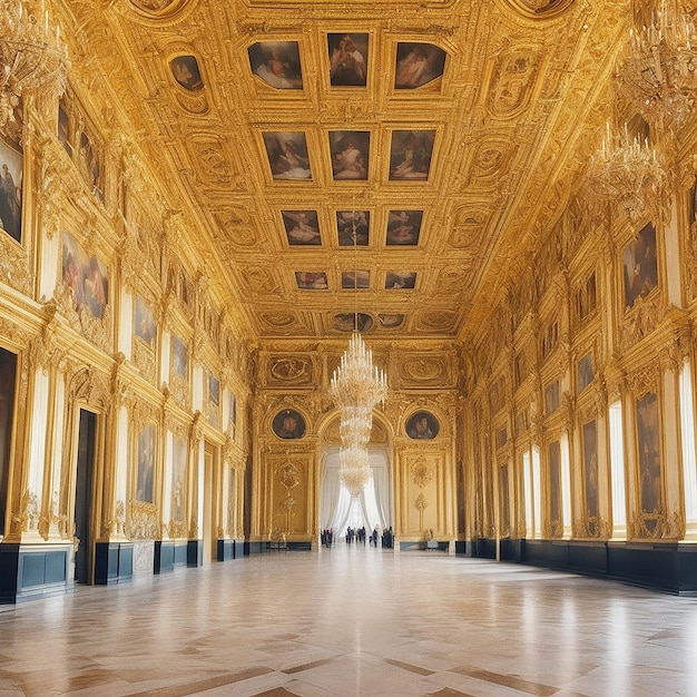 bellezza mozzafiato della Reggia di Versailles in Francia ai image