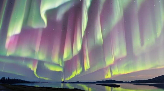 Bellissima aurora boreale per lo sfondo del desktop