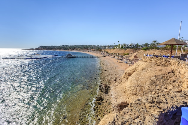 Bellissima costa nel mar rosso egitto