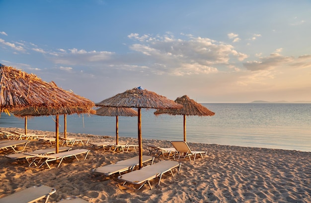 Bellissima spiaggia di Toroni in Grecia