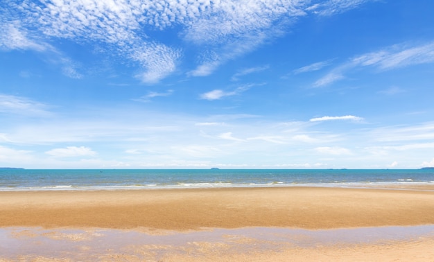 bellissima spiaggia e mare tropicale