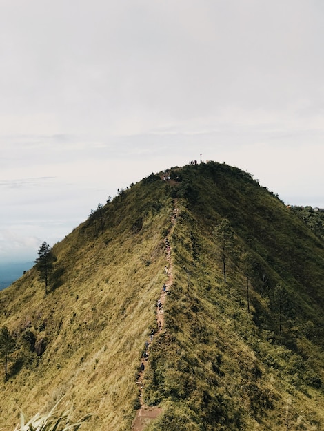 bellissima vista in cima al monte Andong Magelang Indonesia