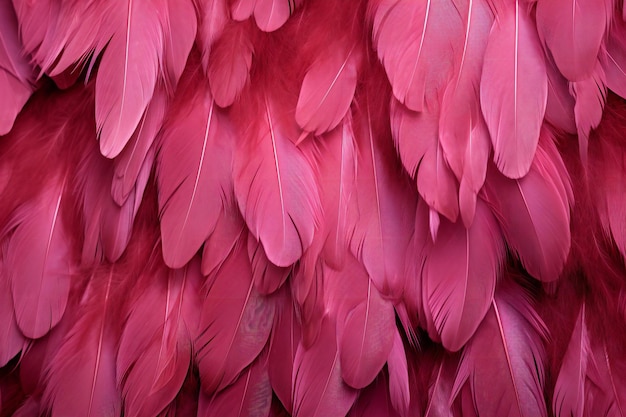 Bellissime piume rosa come sfondo Texture Closeup