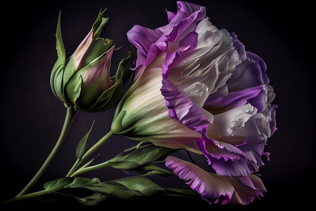 Bellissimi e freschi fiori di Lisianthus