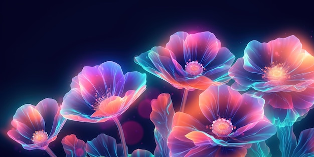 bellissimi fiori colorati e vivaci