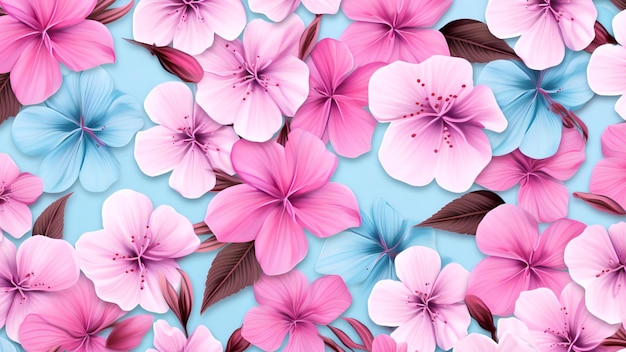 Bellissimi fiori Fiori floreali pastello sfondo colorato Jasmine fiori consistenza Generativo Ai