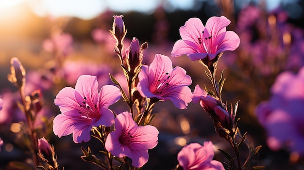 Bellissimi fiori viola