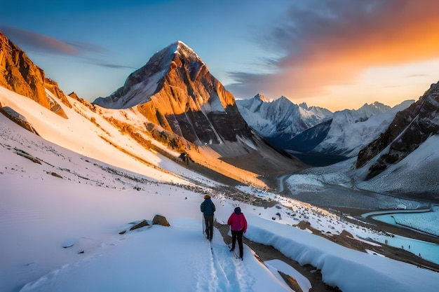 bellissimi modelli sullo sfondo natura interna montagne