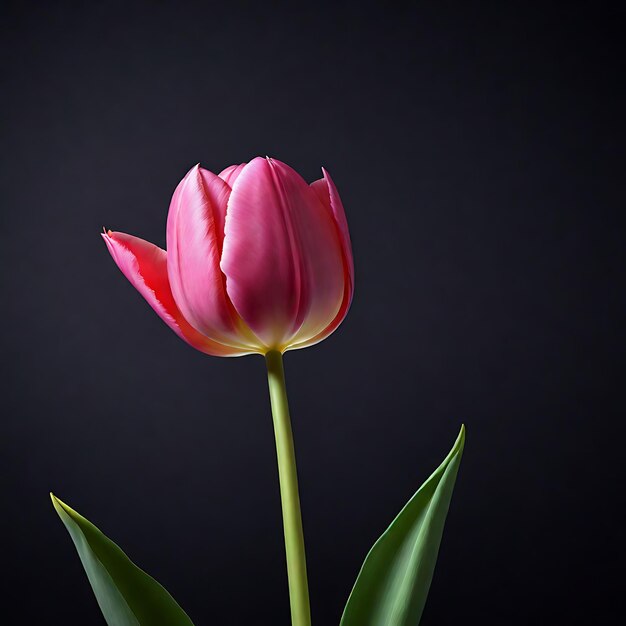 Bellissimi tulipani sullo sfondo di un bouquet di fiori colorati