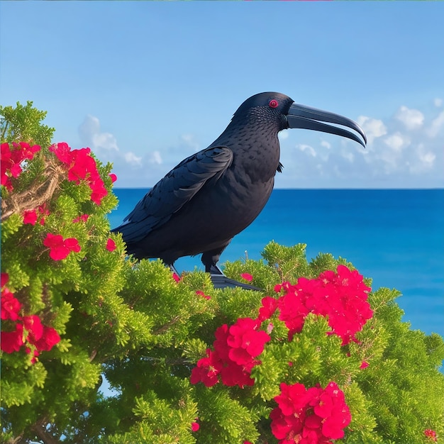 Bellissimi uccelli colorati con bellissimo sfondo