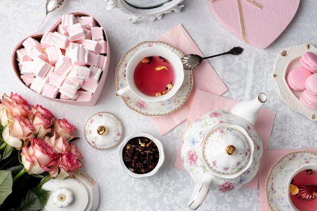 Bellissimo assortimento di tea party