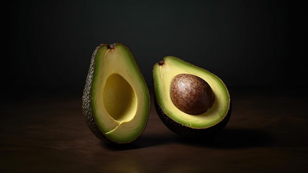 Bellissimo avocado fresco AI generativa