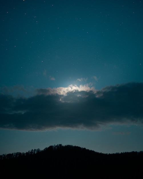 bellissimo cielo e vedere con la terra il tramonto immagini di alta qualità