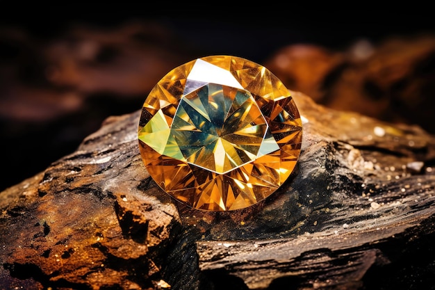 Bellissimo diamante scintillante