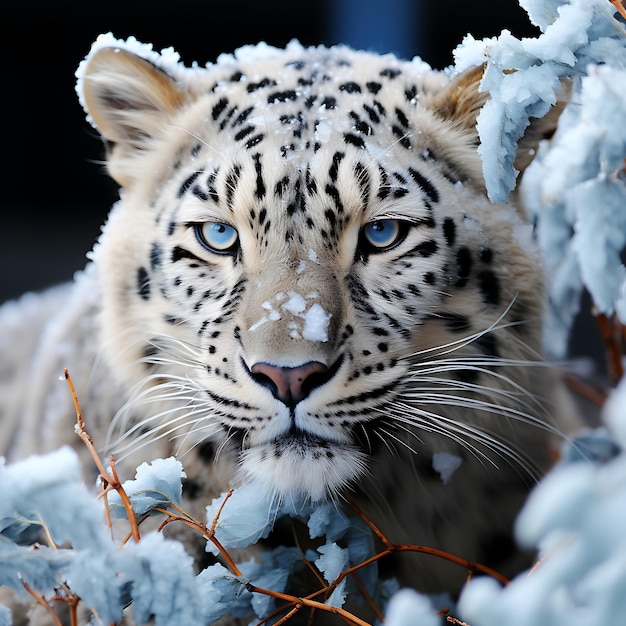 Bellissimo dipinto ad acquerello della giungla con la tigre AI generato