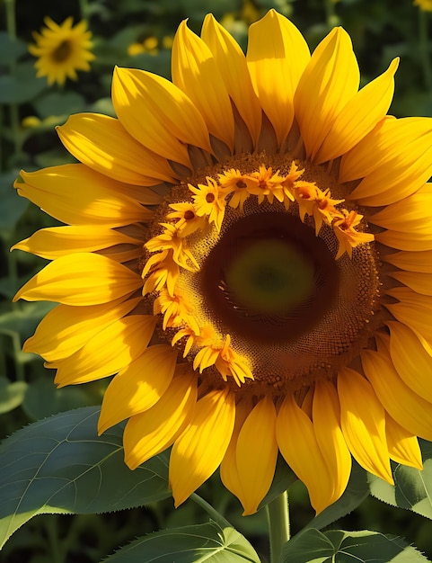 Bellissimo fiore di tutte le persone ai generato