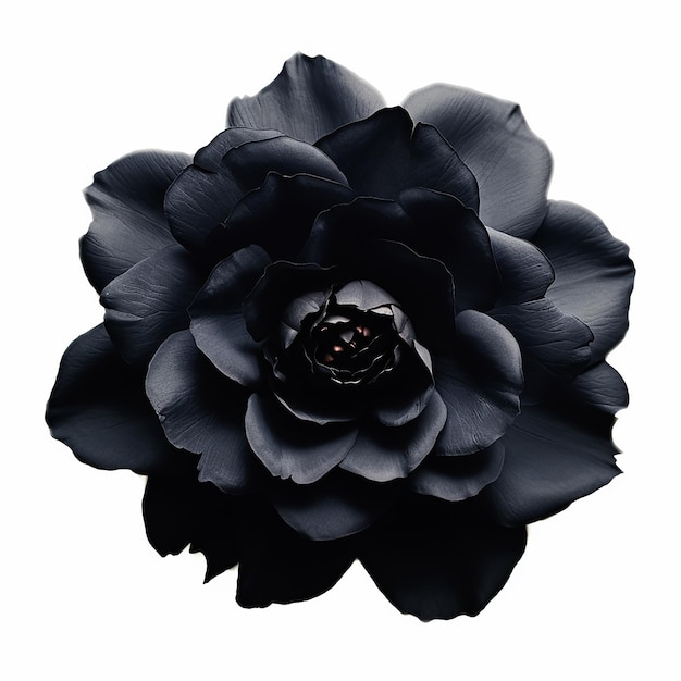 Bellissimo fiore nero morbido