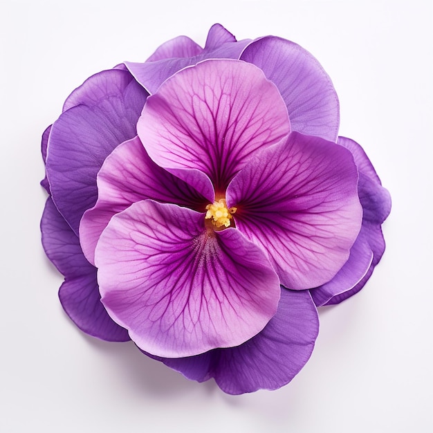 Bellissimo fiore viola morbido