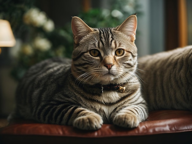 Bellissimo gatto American Shorthair AI generato