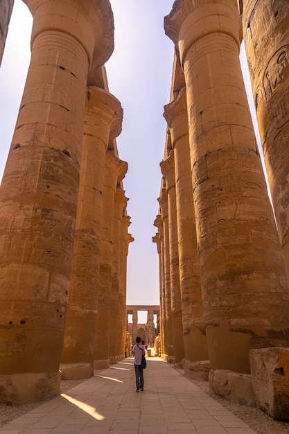 Bellissimo l'interno con le sue colonne in uno dei templi più belli dell'Egitto.