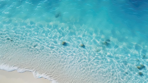 bellissimo modello di superficie dell'acqua della riva della spiaggia tropicale