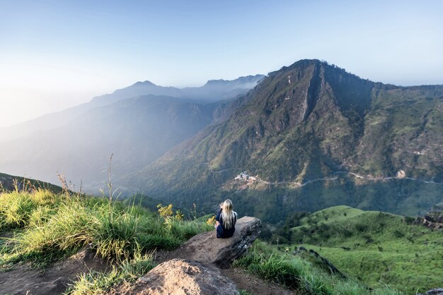 Bellissimo paesaggio a Ella, Sri Lanka