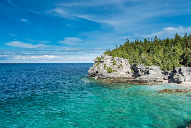 Bellissimo paesaggio a Tobermory, Ontario, Canada