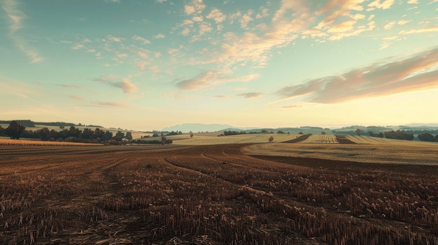 Bellissimo paesaggio agricolo