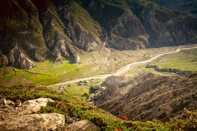 Bellissimo paesaggio asiatico