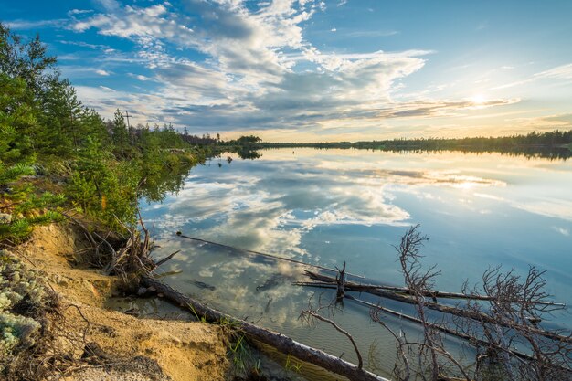 Bellissimo paesaggio della Siberia