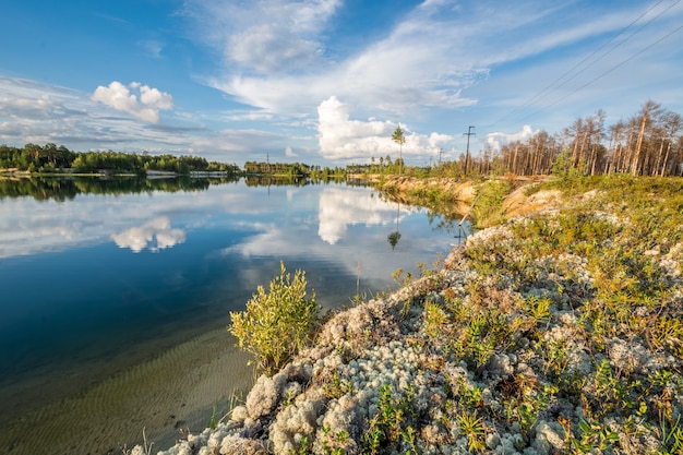 Bellissimo paesaggio della Siberia