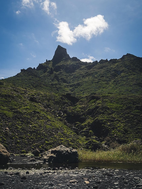 Bellissimo paesaggio delle montagne di Anaga