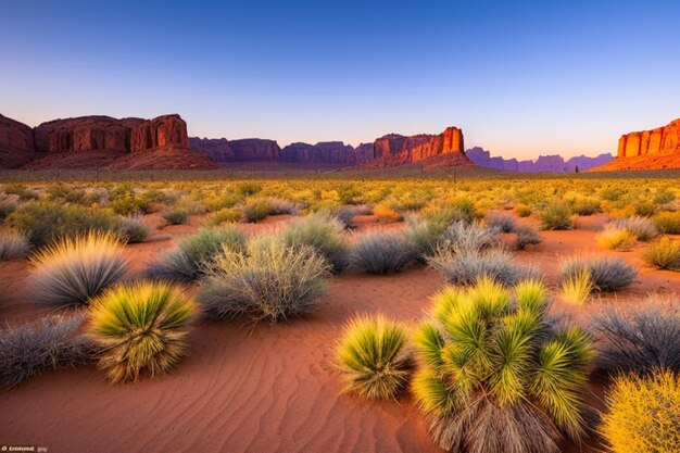 bellissimo paesaggio desertico