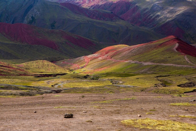 Bellissimo paesaggio di montagna in Perù