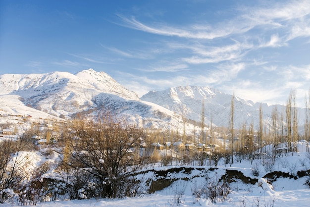 Bellissimo paesaggio di montagne