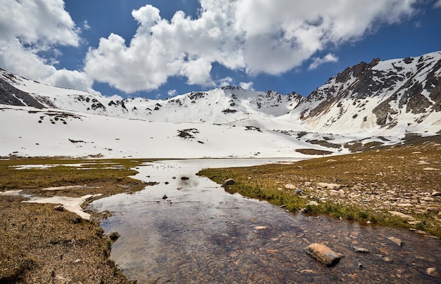 Bellissimo paesaggio di montagne