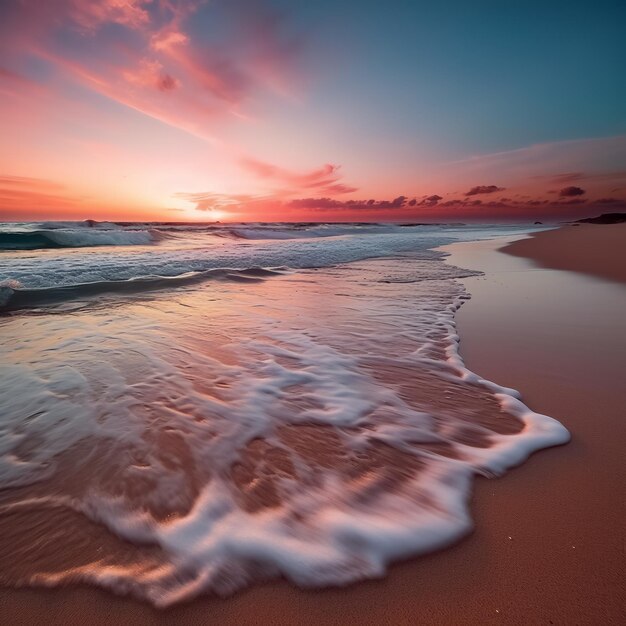 bellissimo paesaggio di spiaggia