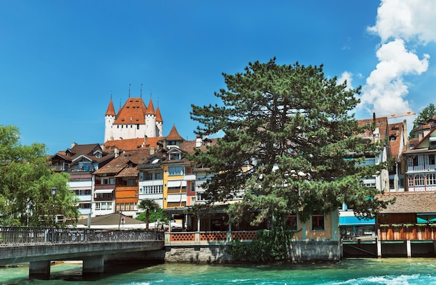 Bellissimo paesaggio di Thun Svizzera