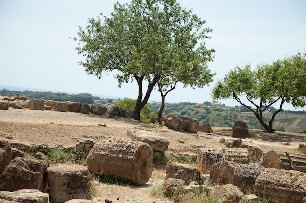 Bellissimo paesaggio in Sicilia Italia