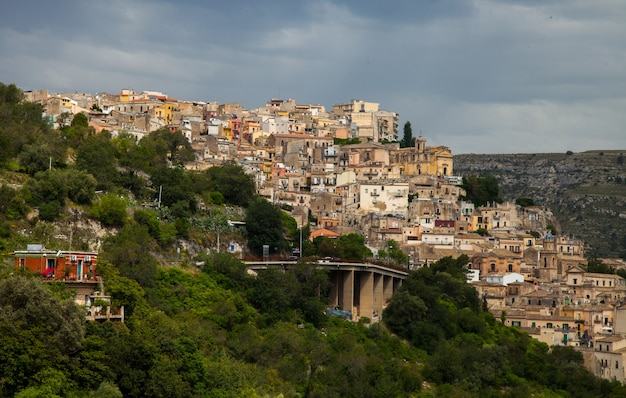 Bellissimo paesaggio in Sicilia Italia