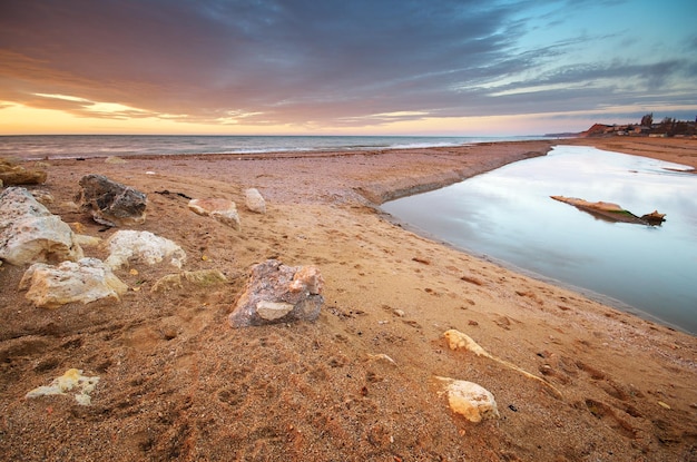 Bellissimo paesaggio marino Composizione della natura