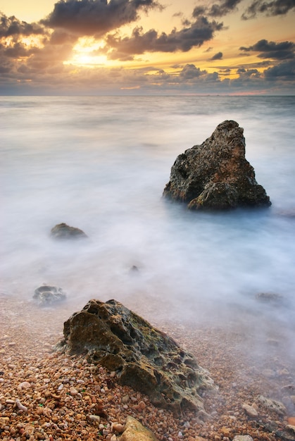 Bellissimo paesaggio marino