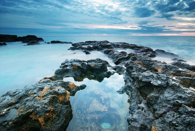 Bellissimo paesaggio marino