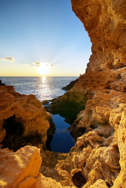 Bellissimo paesaggio marino