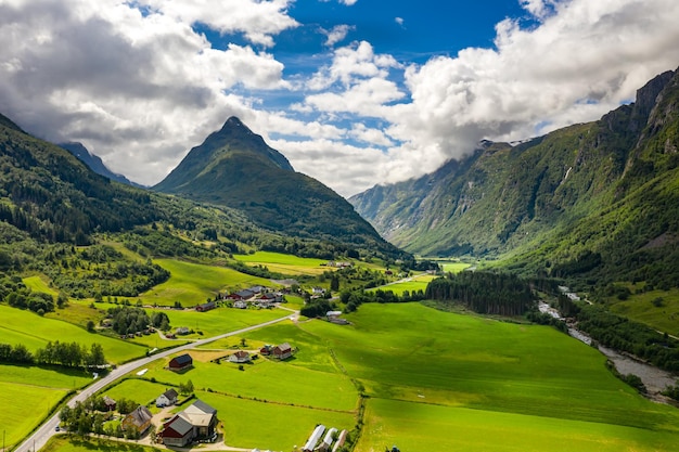 Bellissimo paesaggio naturale della Norvegia