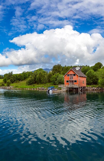 Bellissimo paesaggio naturale della Norvegia.